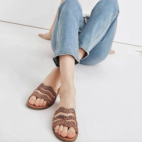 Madewell | Cowhair Material Slip Sandals size‎ 9 - Picture 2 of 10